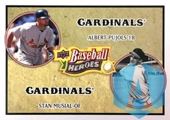 2008 Upper Deck Heroes #178 Albert Pujols/Stan Musial